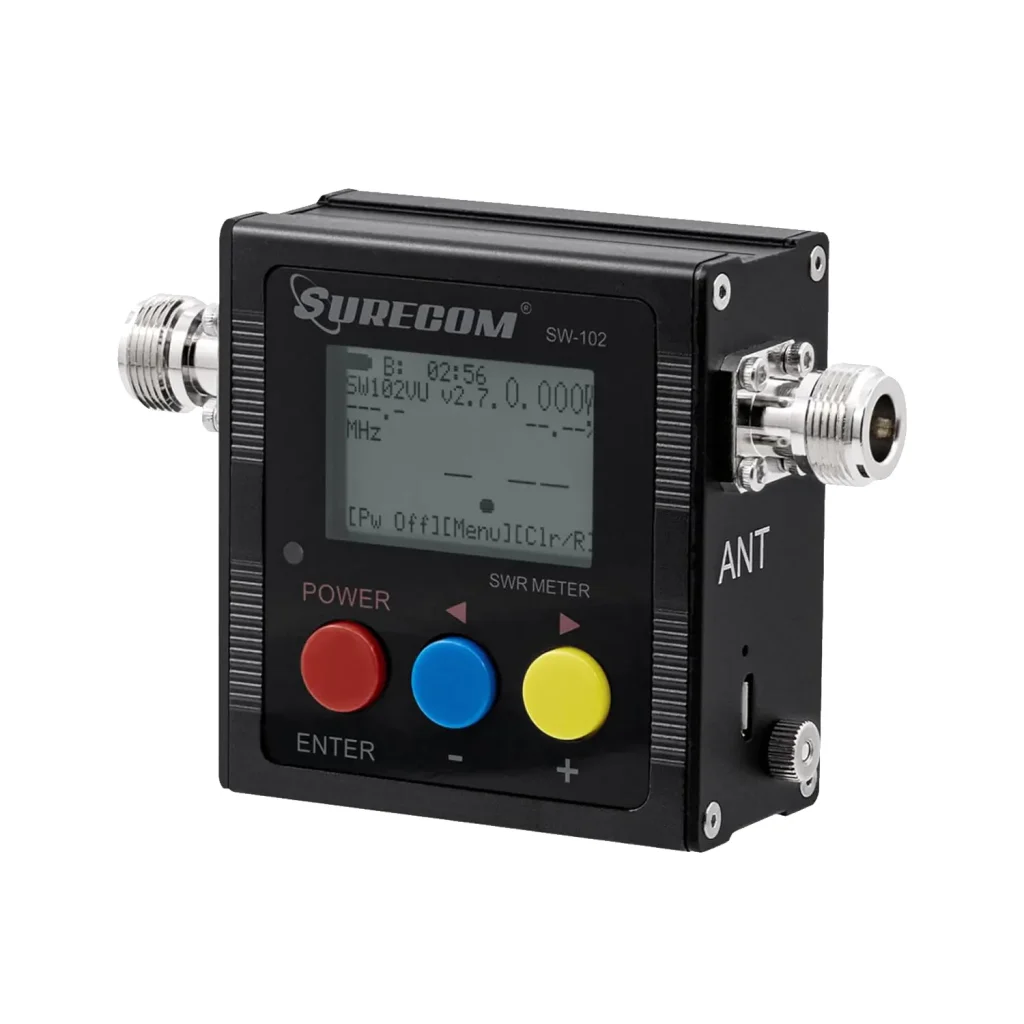 وات‌متر و SWR متر دیجیتال شورکام مدل Surecom SW-102HF (ویژه باندهای HF)